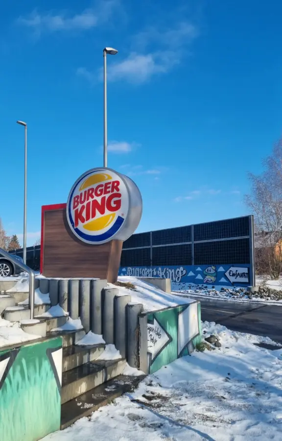 Burger King Zuwegung